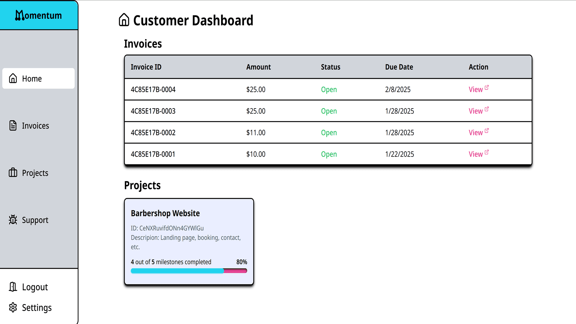 Momentum Project Management Platform - Image 2