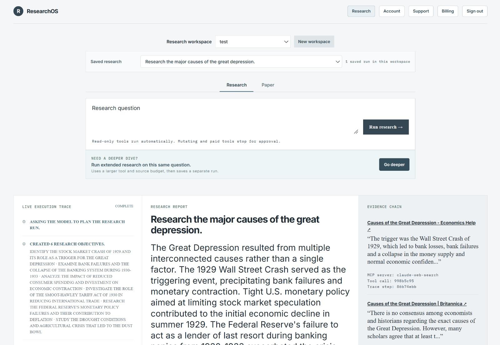ResearchOS - Evidence-Backed Research - Image 1