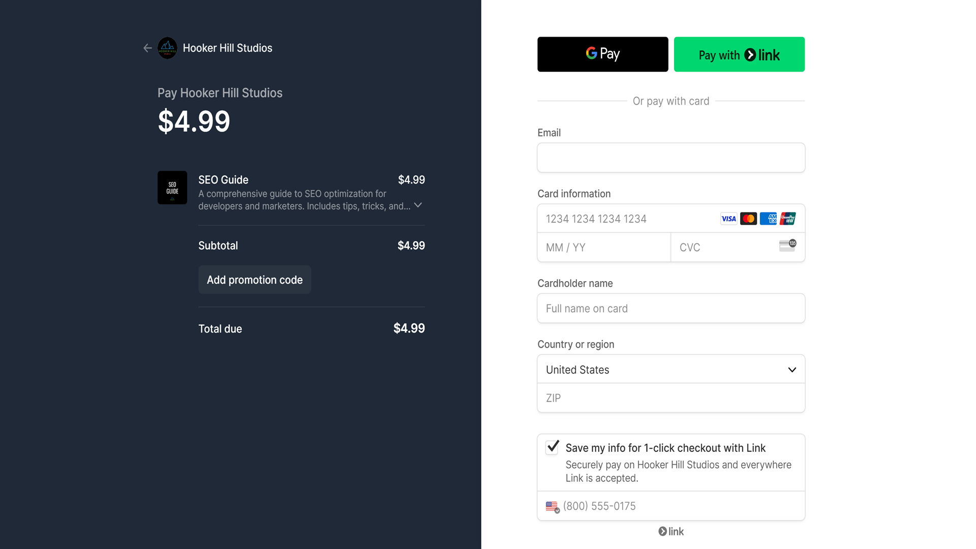 Payment Integration Example